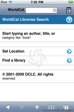 WorldCat Mobile WorldCat Mobile