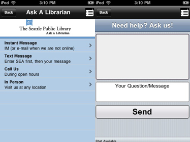 Seattle Public Library Mobile Ask