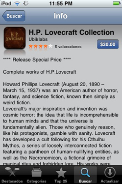 Lovecraft en el iPod