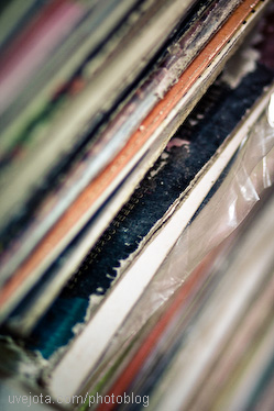Colección discos de acetato. Biblioteca Pública Federal Gertrudis Bocanegra. Pátzcuaro, Michoacán