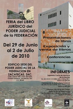 Feria del Libro Jurídico, extensión Zacatecas Feria del Libro Jurídico, extensión Zacatecas