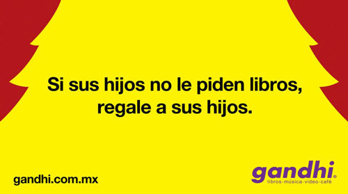 Publicidad Librerías Gandhi Publicidad Librerías Gandhi