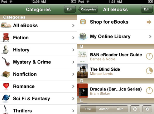 Catalogo B&N eReader