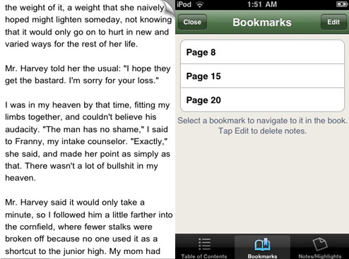 B&N eReader Bookmarks