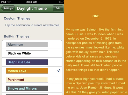 B&N eReader Screen 2