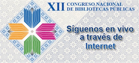 Cartel XII Congreso Nacional de Bibliotecas Públicas