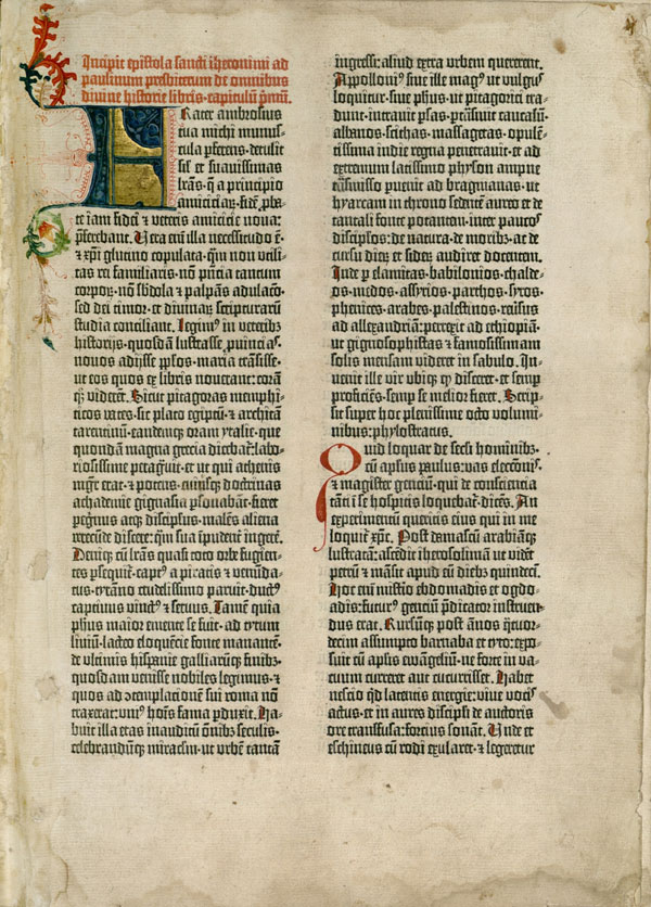 Biblia de Gutenberg, fuente: Wikipedia