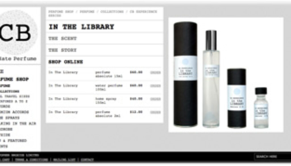 perfume con olor a libro
