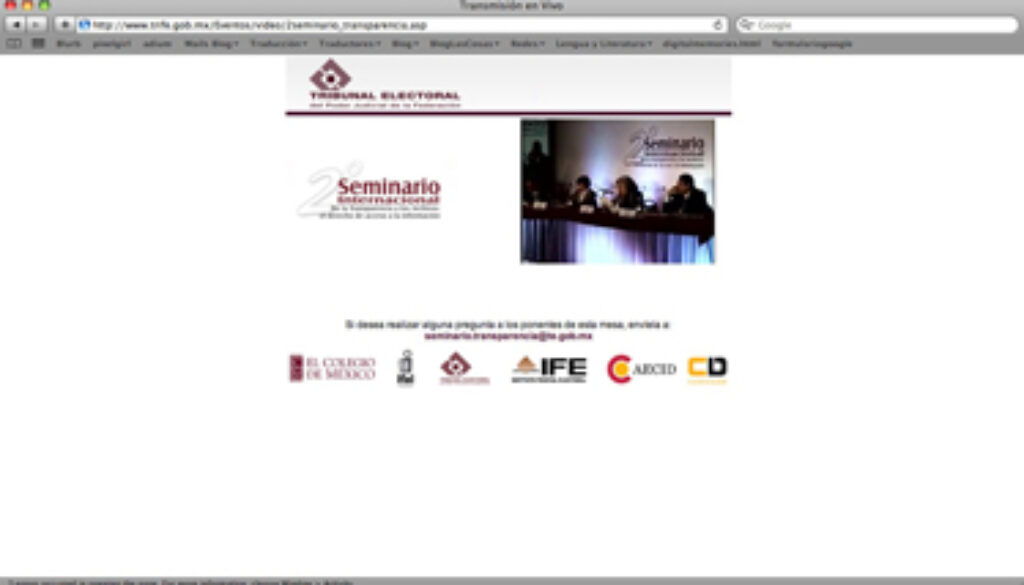 Seminario transparencia