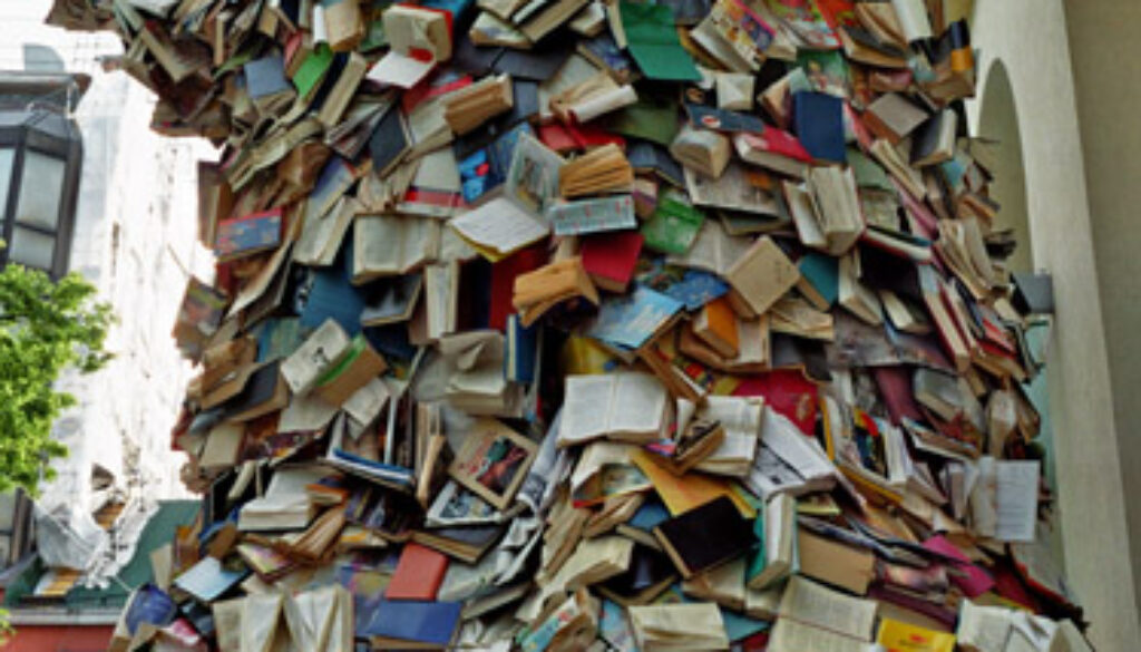 Cascade of books