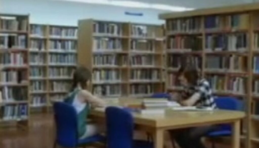 biblioteca en comercial