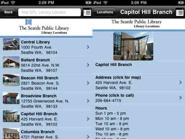 Seattle Public Library Mobile