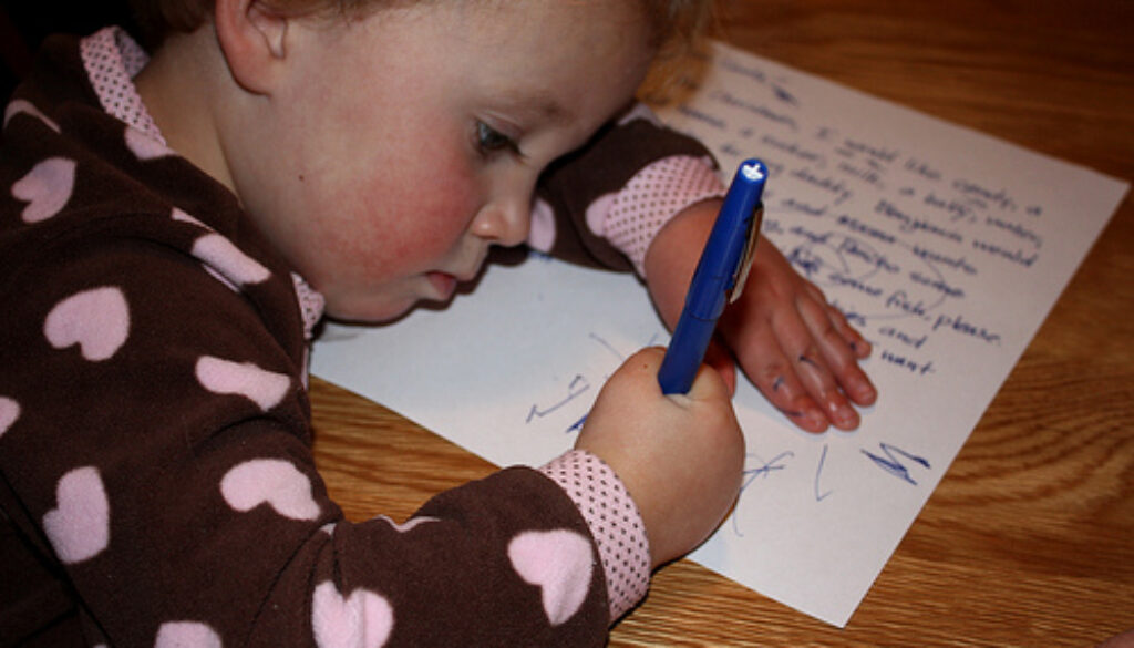 pequeños escritores