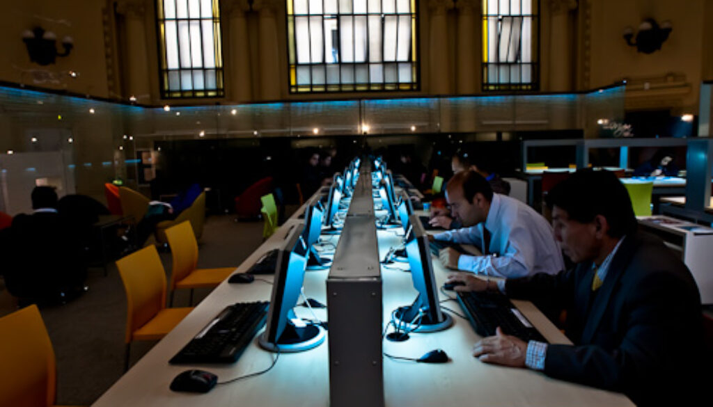 Biblioteca Nacional de Chile, Sala de lectura