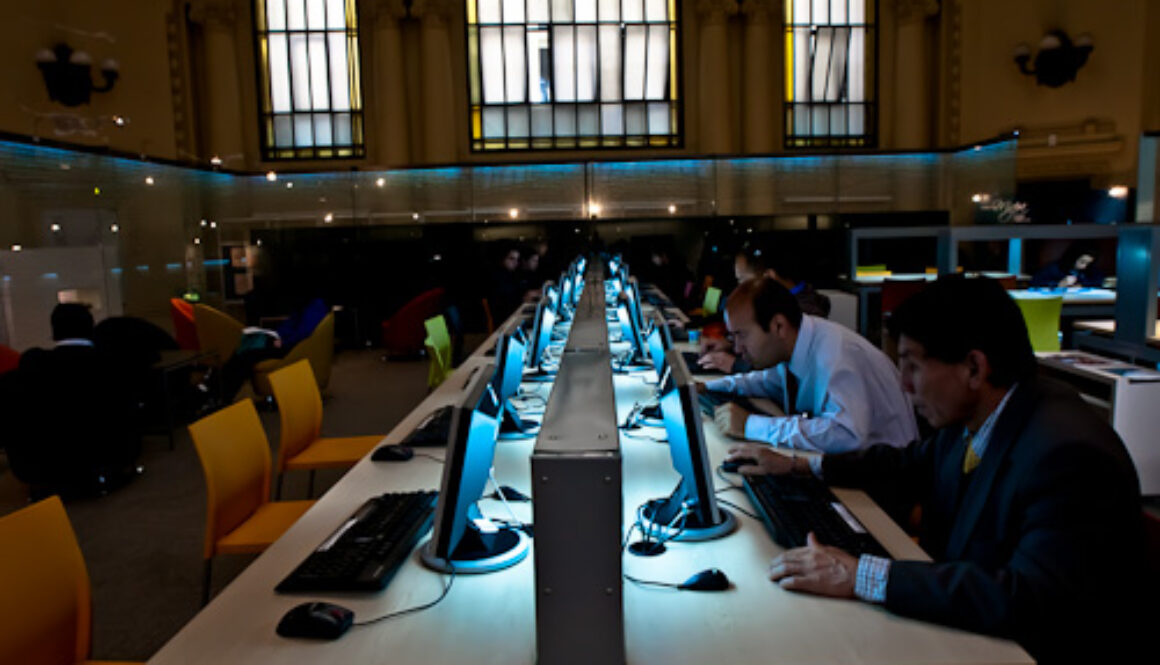 Biblioteca Nacional de Chile, Sala de lectura