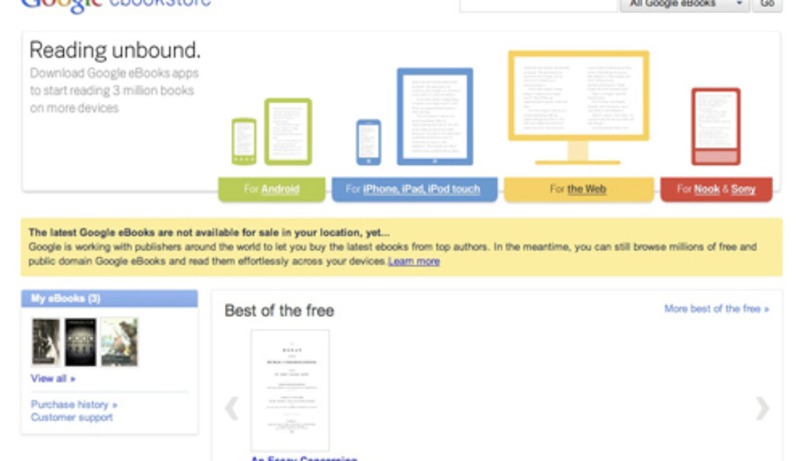 Google eBook Store