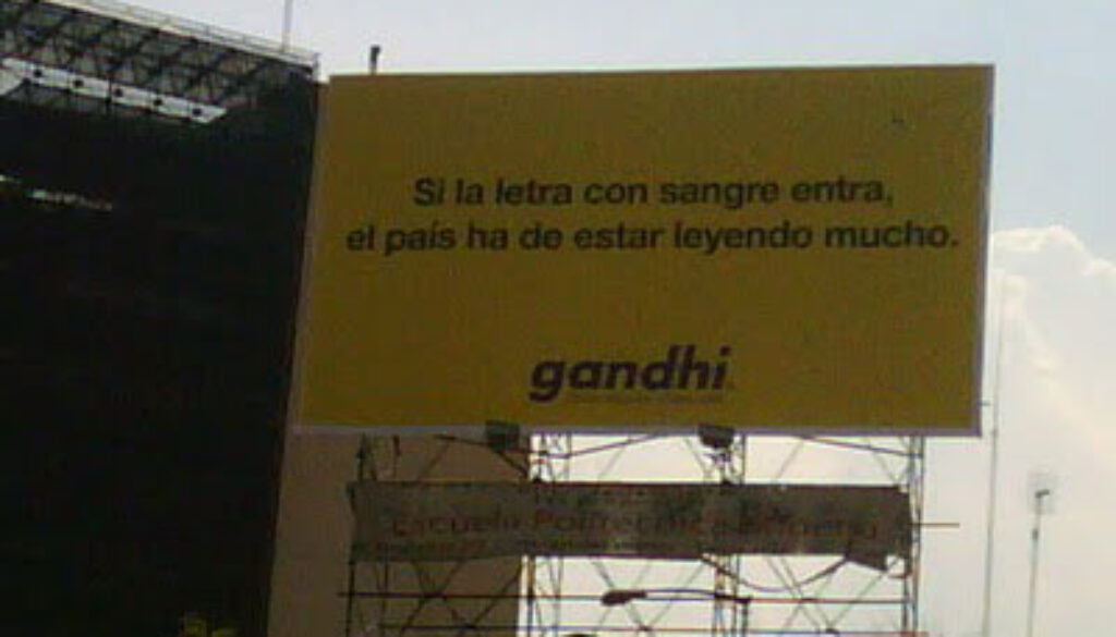 Campaña de lectura Librerías Gandhi