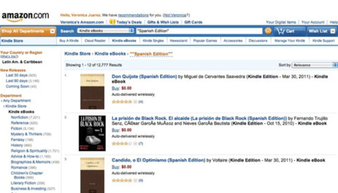 Libros Kindle español