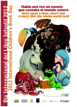Poster día internacional del libro infantil y juvenil