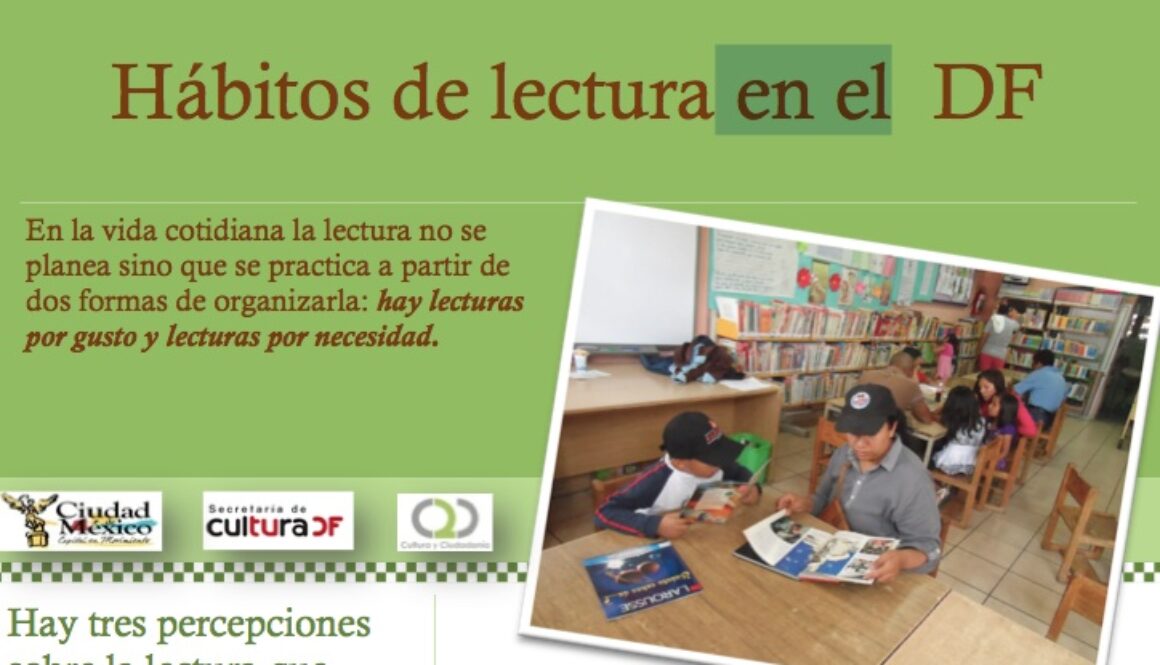habitos lectura df