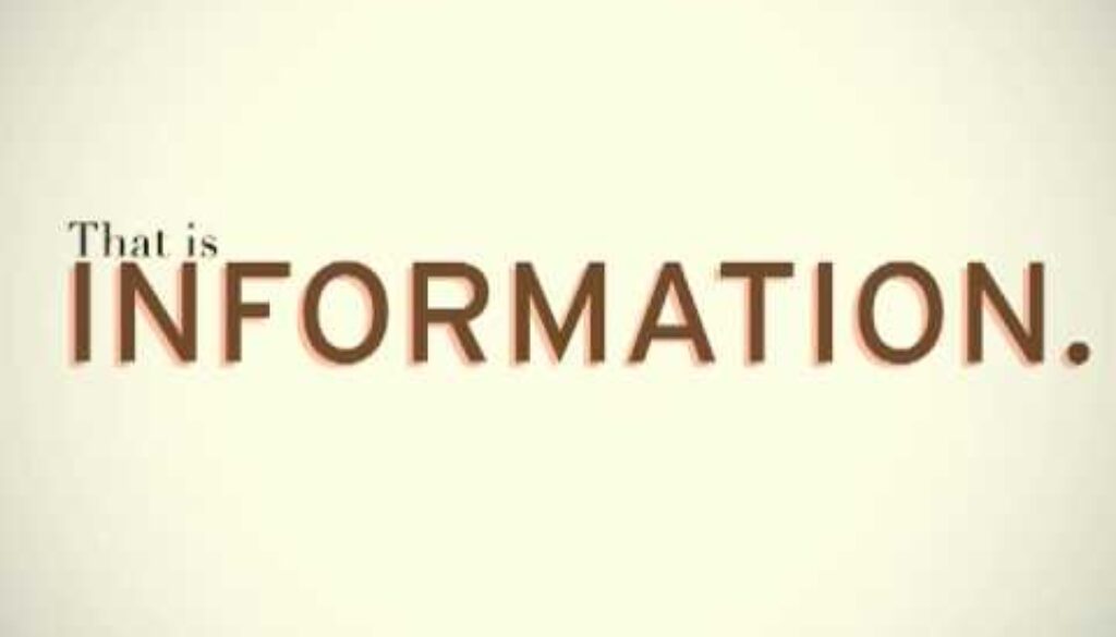 ¿Qué es la información?