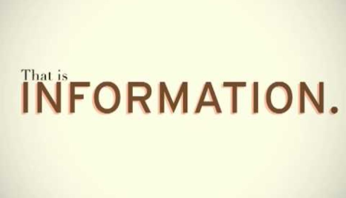 ¿Qué es la información?