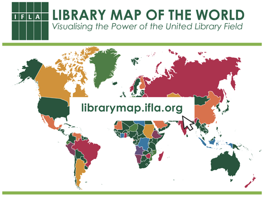 Library Map of the World de la IFLA