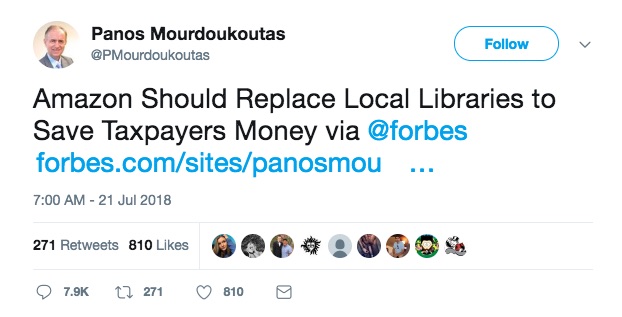 las bibliotecas vs amazon