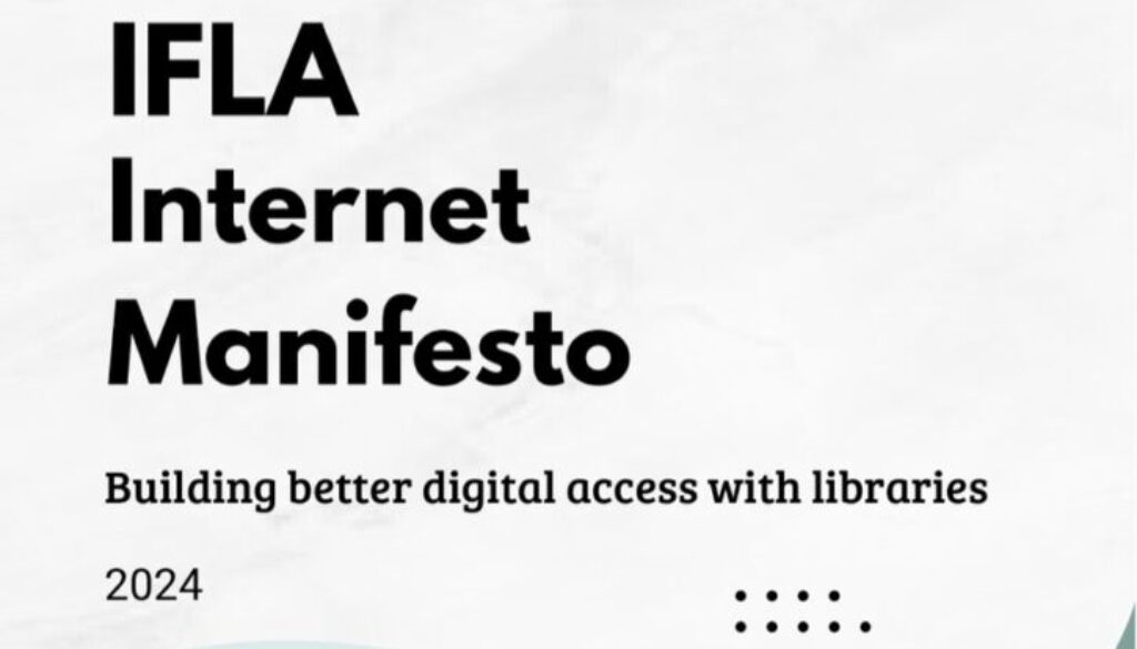 Manifiesto de la IFLA sobre Internet portada