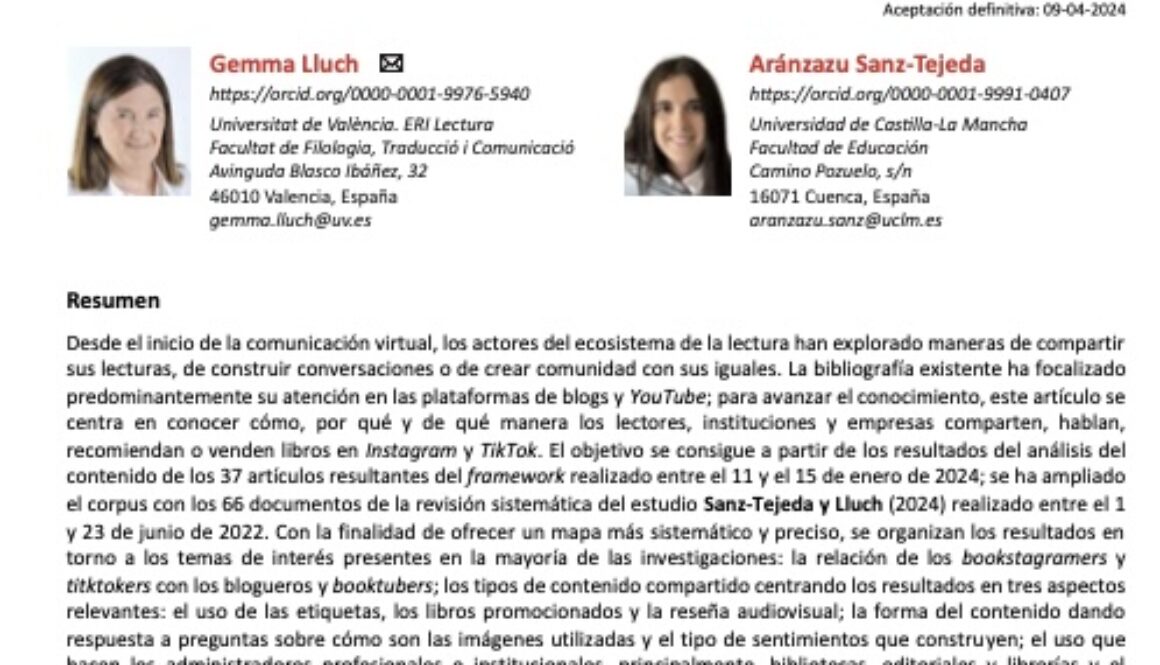 bookstagrammers y booktokers