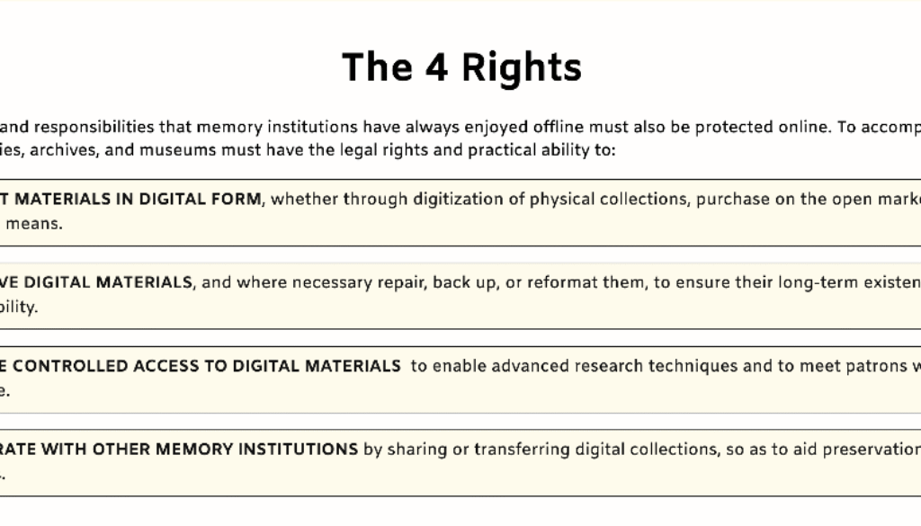 cuatro derechos digitales
